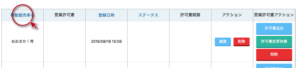 移動販売車者管理機能その3