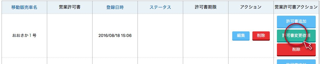 移動販売車者管理機能その6